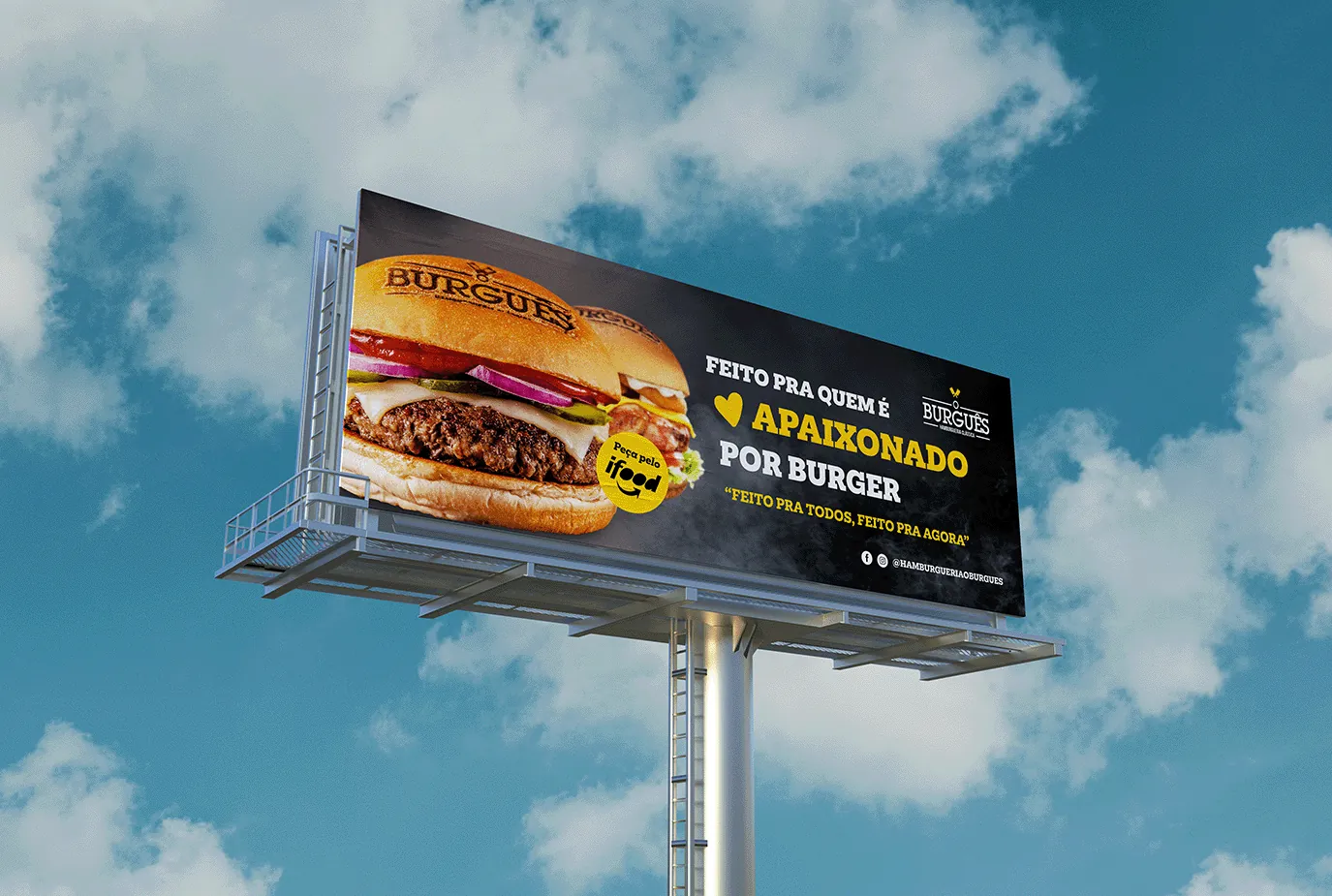 O Burguês | Outdoor and Flyer design.