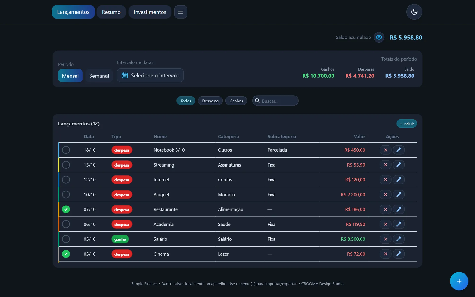 Simple Finance | 2 / 2
