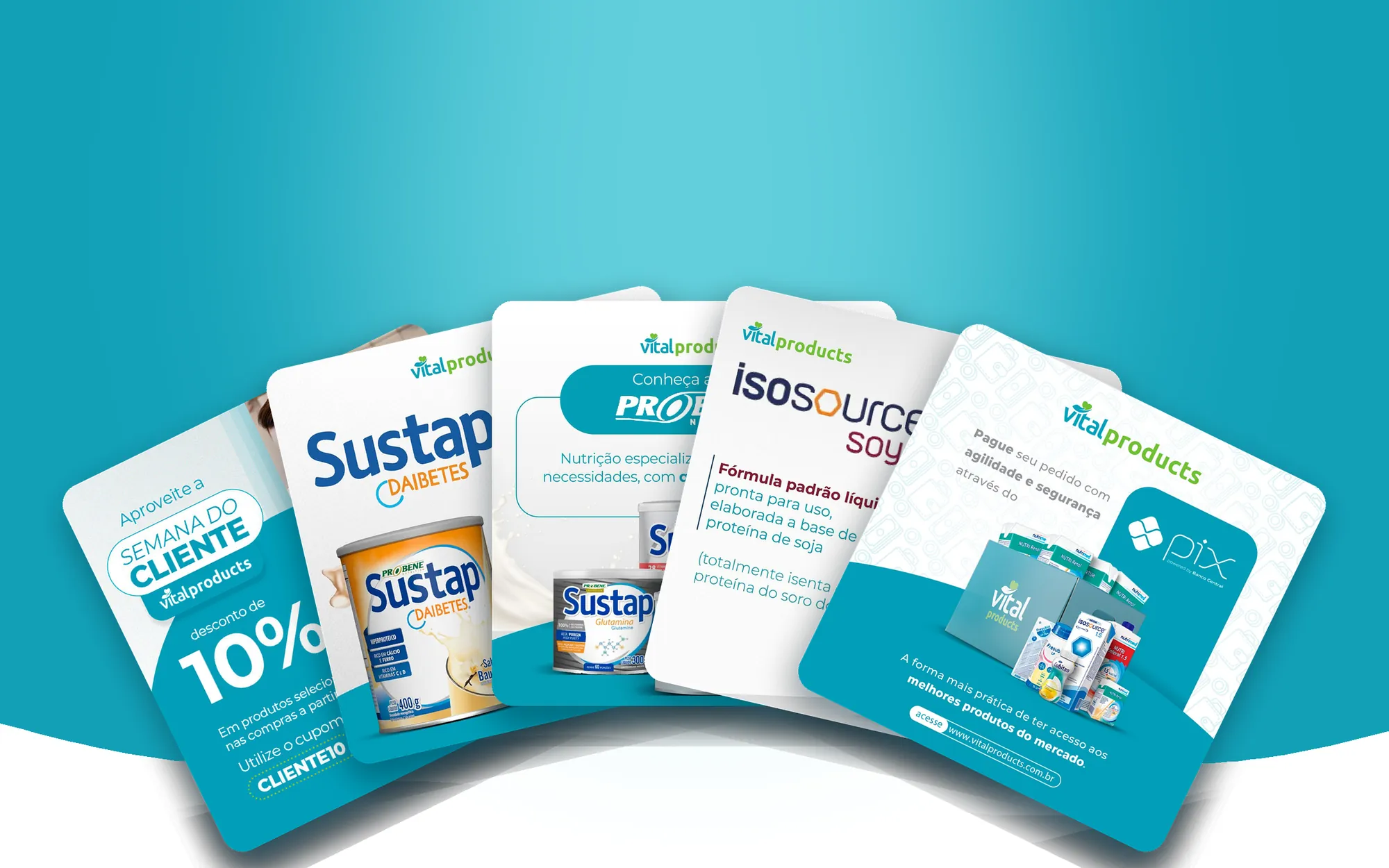 Vital Products | Instagram posts and Reels for a health store.